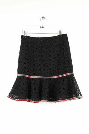 Mini jupe Sandro Noir en Polyester
