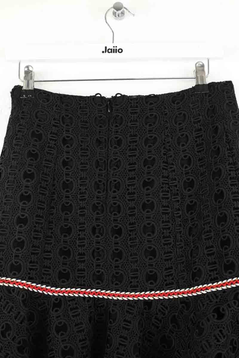 Mini jupe Sandro Noir en Polyester