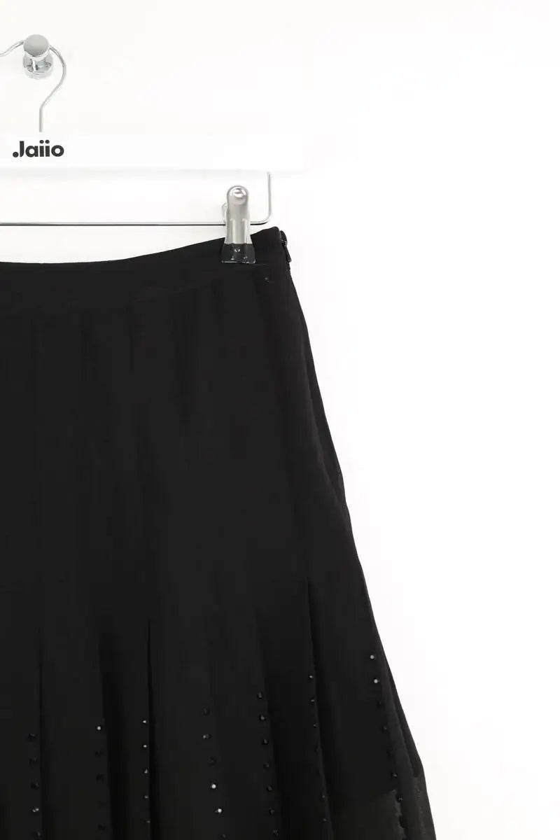 Mini jupe Sandro Noir en Polyester