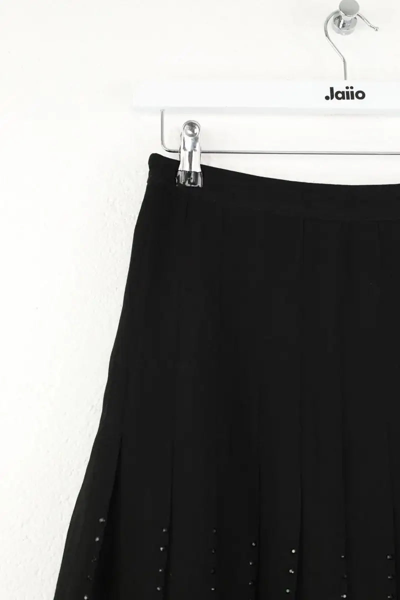 Mini jupe Sandro Noir en Polyester