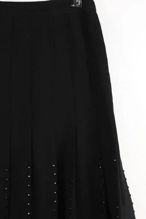 Mini jupe Sandro Noir en Polyester