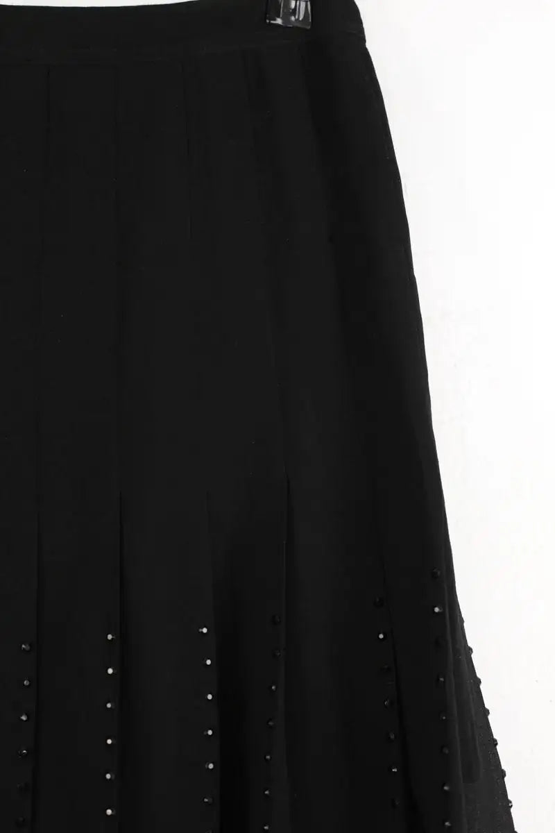 Mini jupe Sandro Noir en Polyester