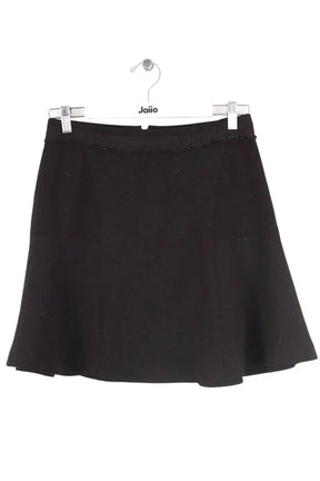 Mini jupe Sandro Noir en Synthétique, taille M - Seconde Main