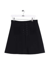 Mini jupe Sandro Noir en Viscose, taille L - Seconde Main