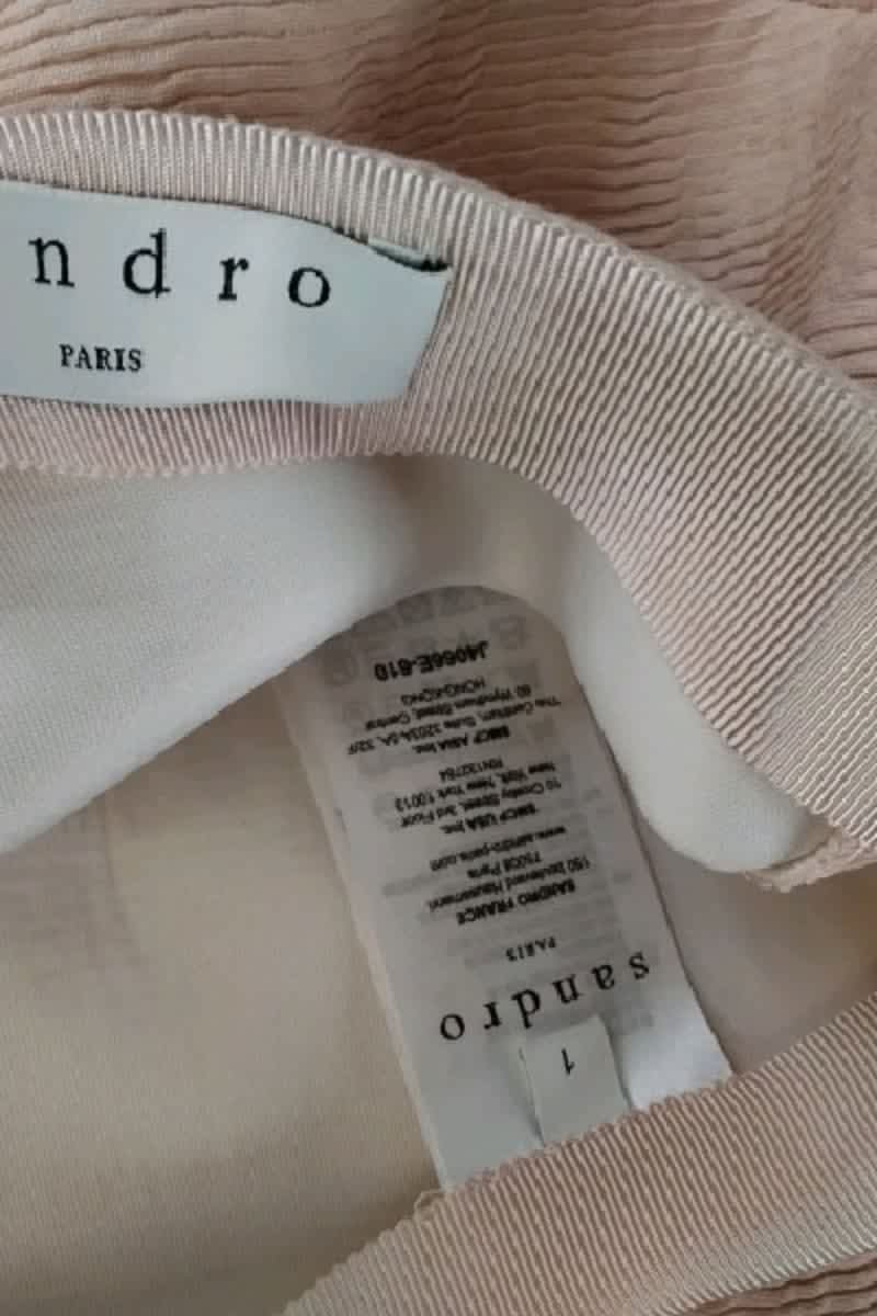 Mini jupe Sandro Rose en Viscose