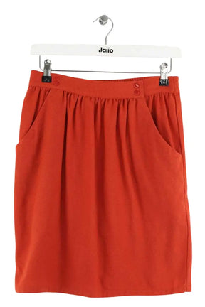 Mini jupe Sessun Orange en Laine, taille XS - Seconde Main