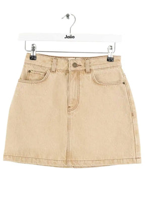 Mini jupe Sézane Beige en Coton, taille XS - Seconde Main