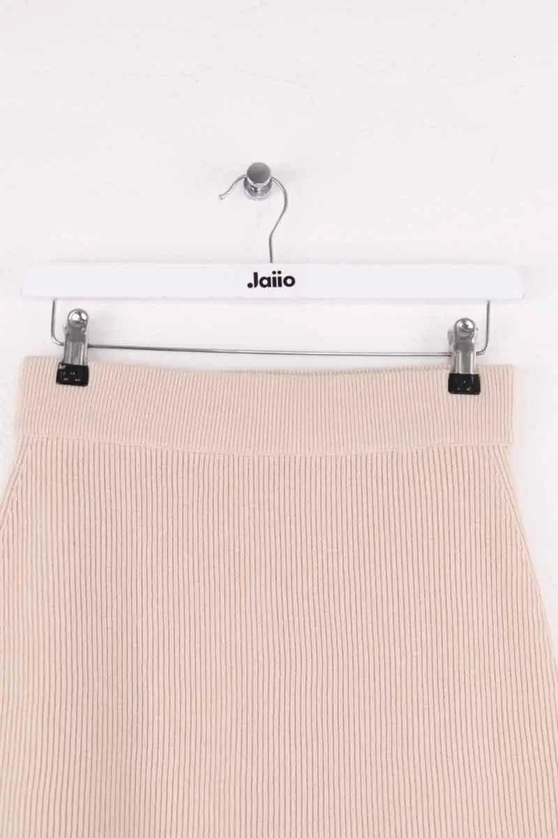 Mini jupe Sézane Beige en Laine
