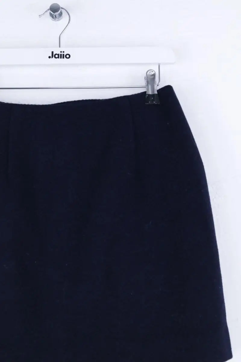 Mini jupe Sézane Bleu en Laine