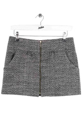 Mini jupe Sézane Gris en Coton, taille S - Seconde Main