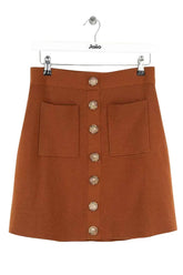 Mini jupe Sézane Marron en Laine, taille M - Seconde Main