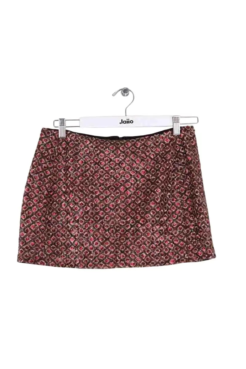 Mini jupe Sézane Marron en Paillettes, taille S - Seconde Main