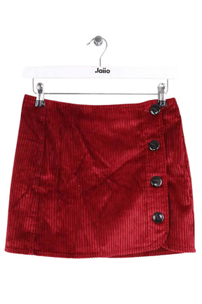 Mini jupe Sézane Rouge en Coton, taille XS - Seconde Main