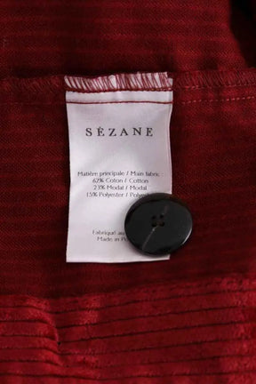 Mini jupe Sézane Rouge en Coton
