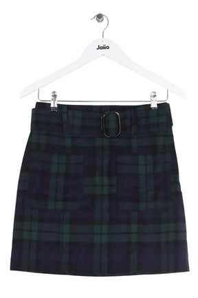 Mini jupe Sézane Vert en Laine, taille S - Seconde Main