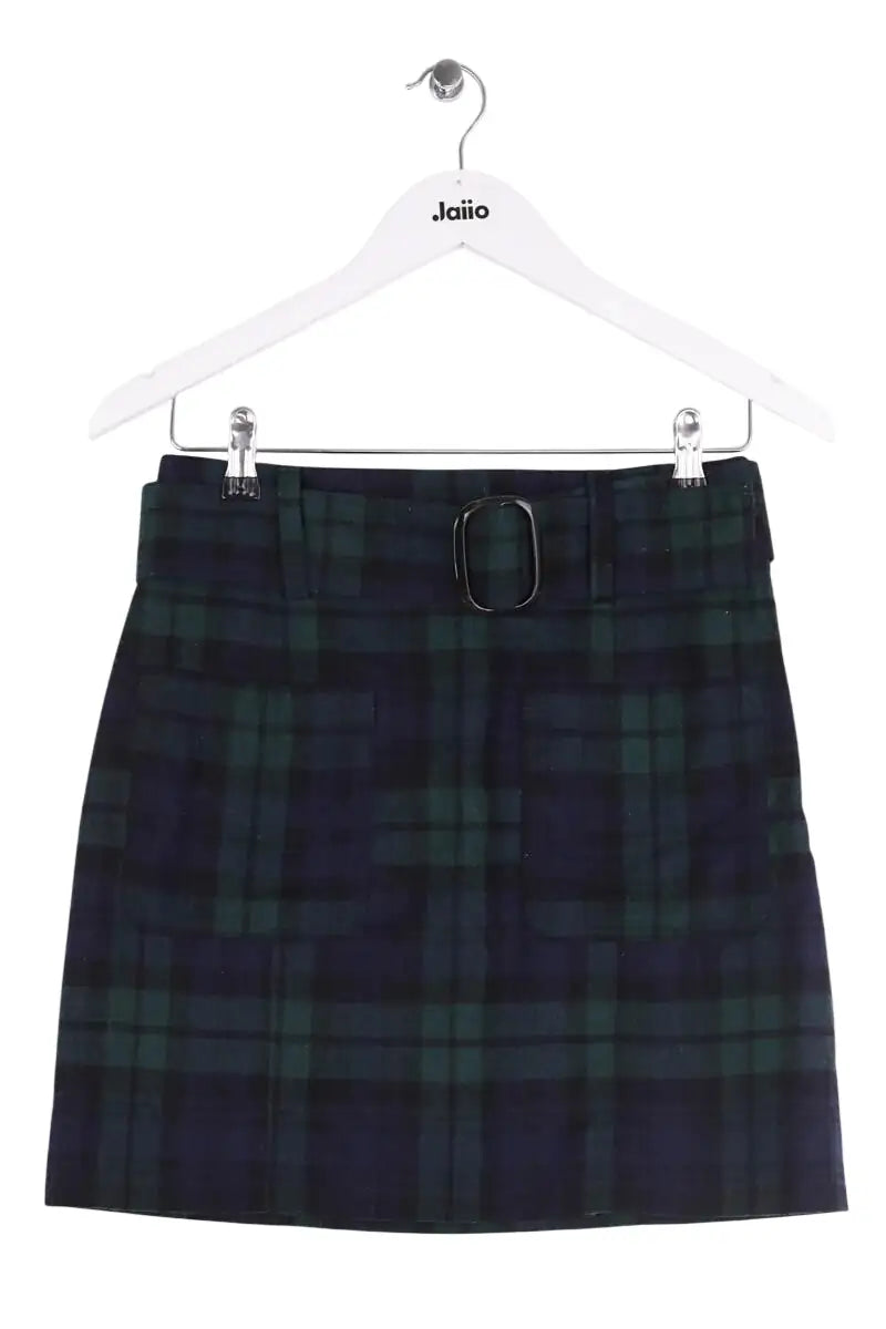 Mini jupe Sézane Vert en Laine, taille S - Seconde Main