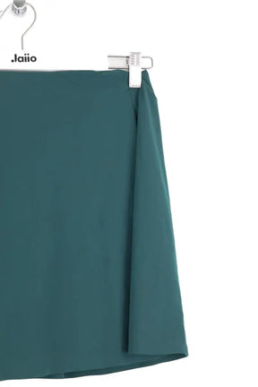 Mini jupe-short Aman Vert en Synthétique