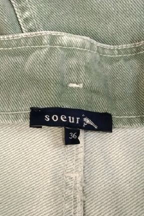 Mini jupe Soeur Vert en Coton