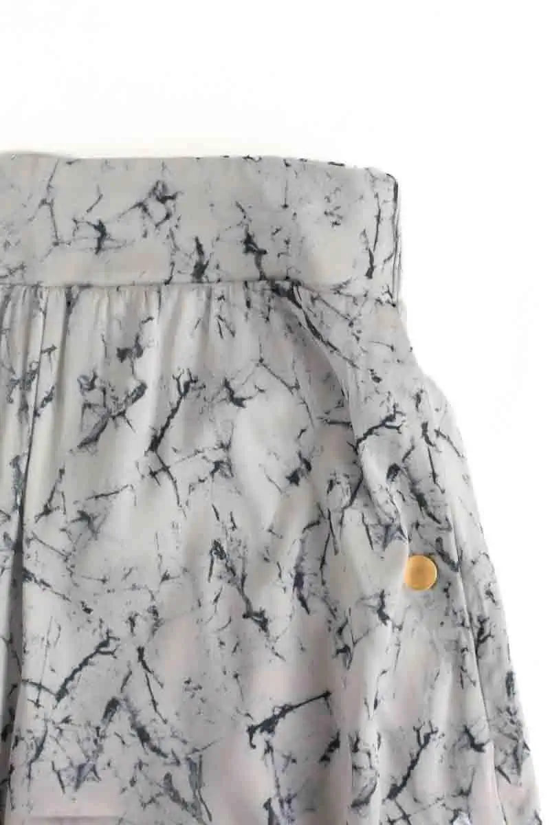 Mini jupe Songe Lab Blanc en Viscose
