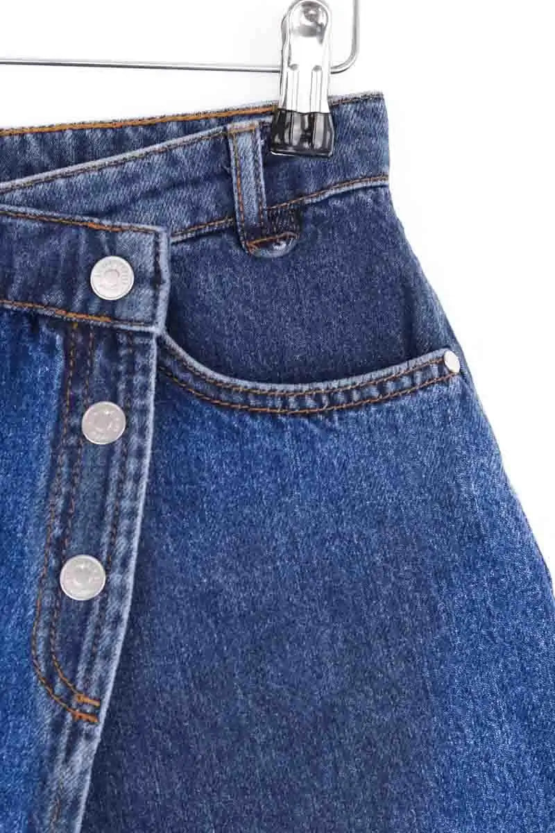 Mini jupe Sonia Rykiel Bleu en Coton
