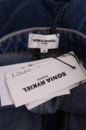 Mini jupe Sonia Rykiel Bleu en Coton