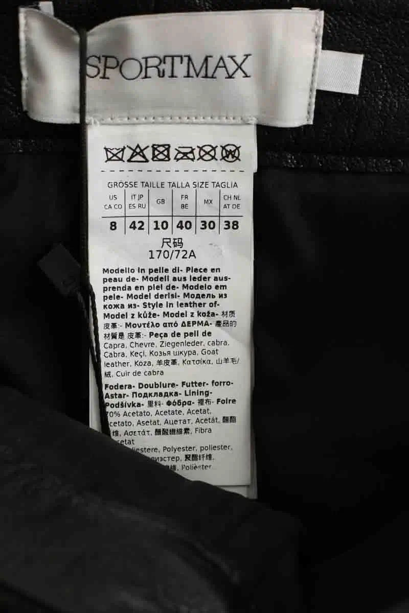 Mini jupe Sportmax Noir en Synthétique