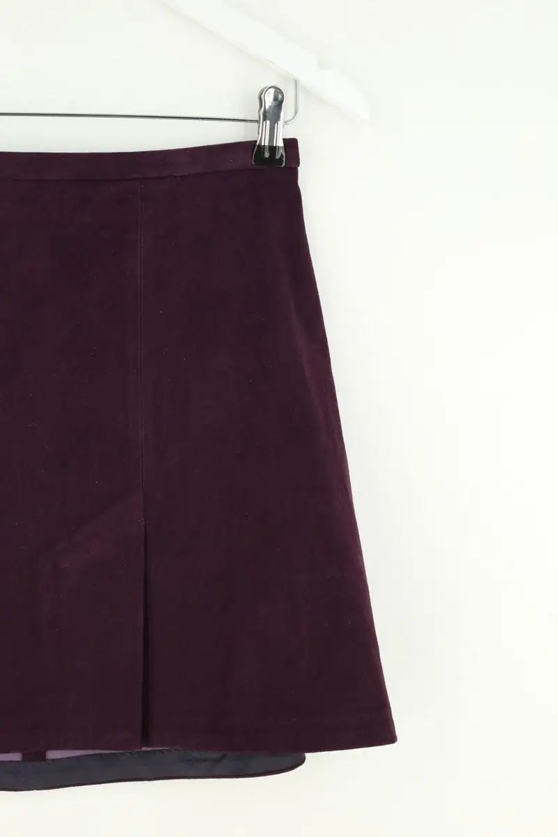 Mini jupe Stouls Violet en Daim