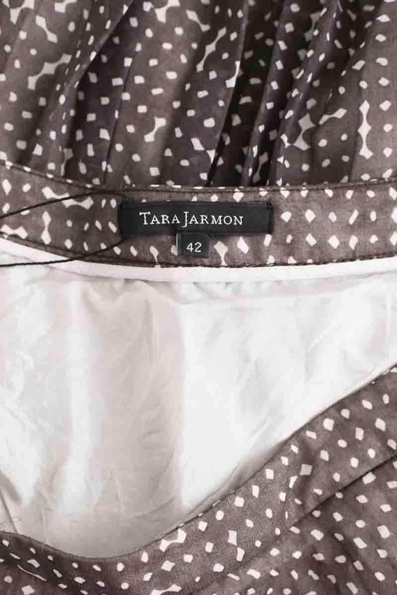 Mini jupe Tara Jarmon Gris en Polyester