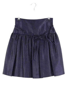 Mini jupe Tara Jarmon Marine en Coton, taille M - Seconde Main