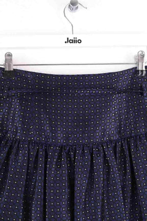 Mini jupe Tara Jarmon Marine en Coton