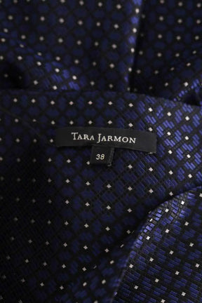 Mini jupe Tara Jarmon Marine en Coton
