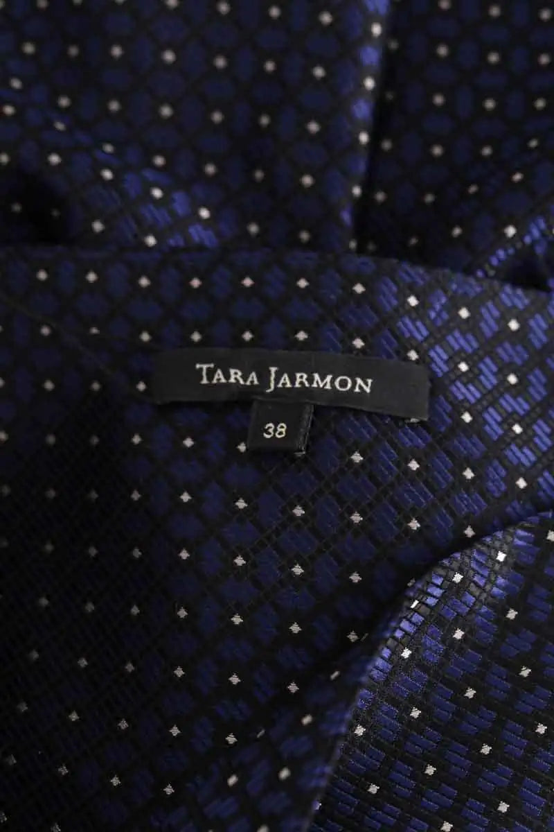 Mini jupe Tara Jarmon Marine en Coton