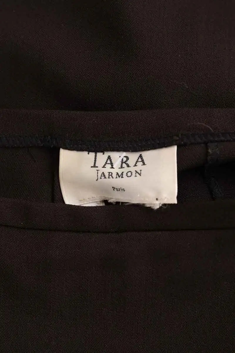 Mini jupe Tara Jarmon Marron en Synthétique