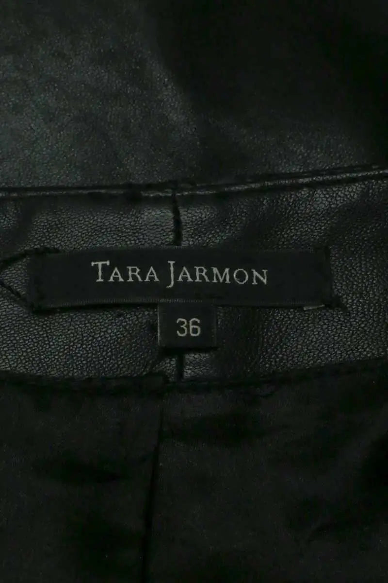 Mini jupe Tara Jarmon Noir en Cuir