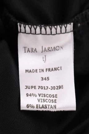 Mini jupe Tara Jarmon Noir en Viscose
