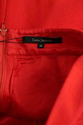 Mini jupe Tara Jarmon Rouge en Laine