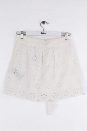 Mini jupe The Kooples Blanc en Coton