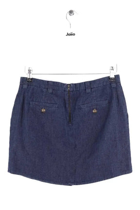 Mini jupe The Kooples Marine en Coton
