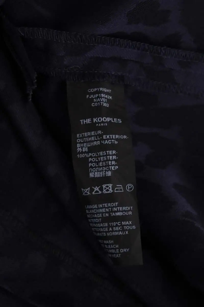 Mini jupe The Kooples Marine en Synthétique