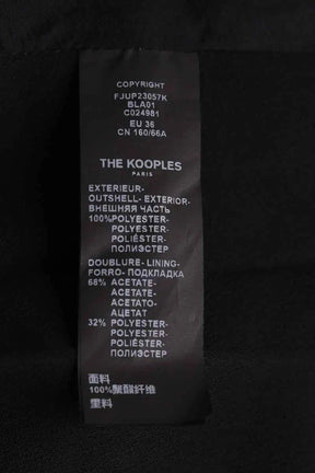 Mini jupe The Kooples Noir en Synthétique
