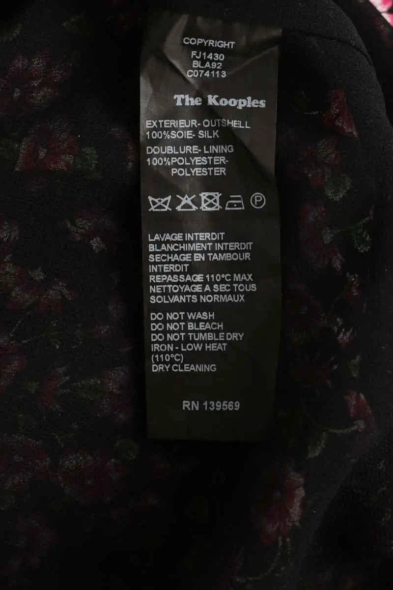 Mini jupe The Kooples Noir en Synthétique