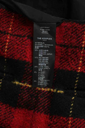 Mini jupe The Kooples Rouge en Polyester