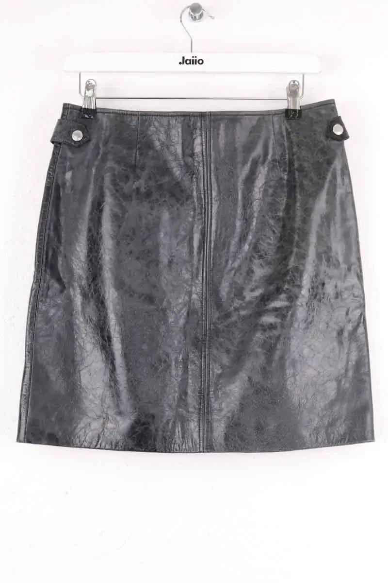 Mini jupe The Kooples Vert en Cuir