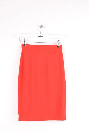 Mini jupe Thierry Mugler Orange en Viscose