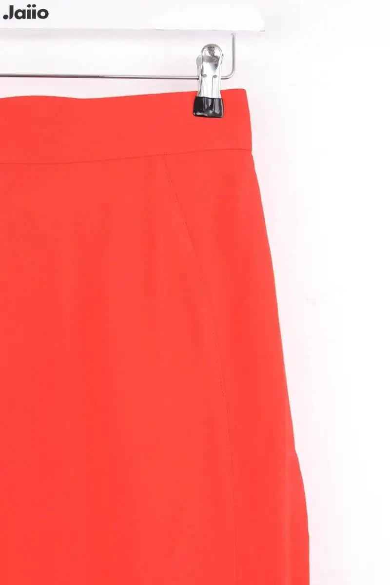 Mini jupe Thierry Mugler Orange en Viscose