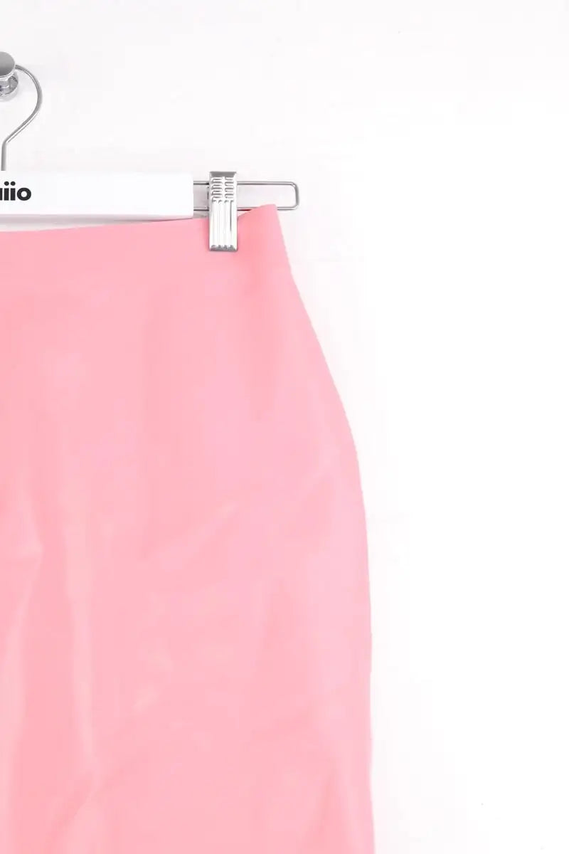 Mini jupe Versace Rose en Synthétique