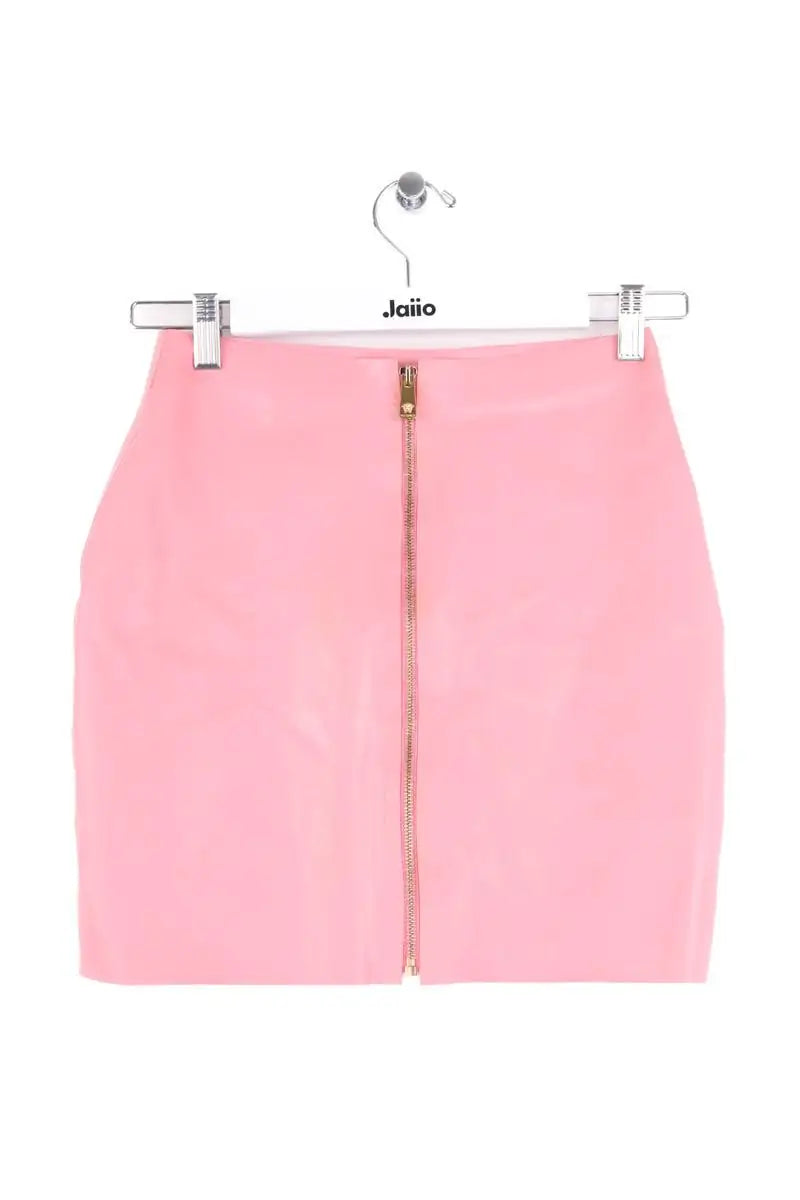 Mini jupe Versace Rose en Synthétique