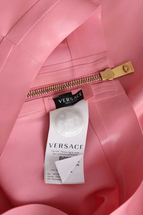 Mini jupe Versace Rose en Synthétique