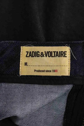 Mini jupe Zadig & Voltaire Anthracite en Coton