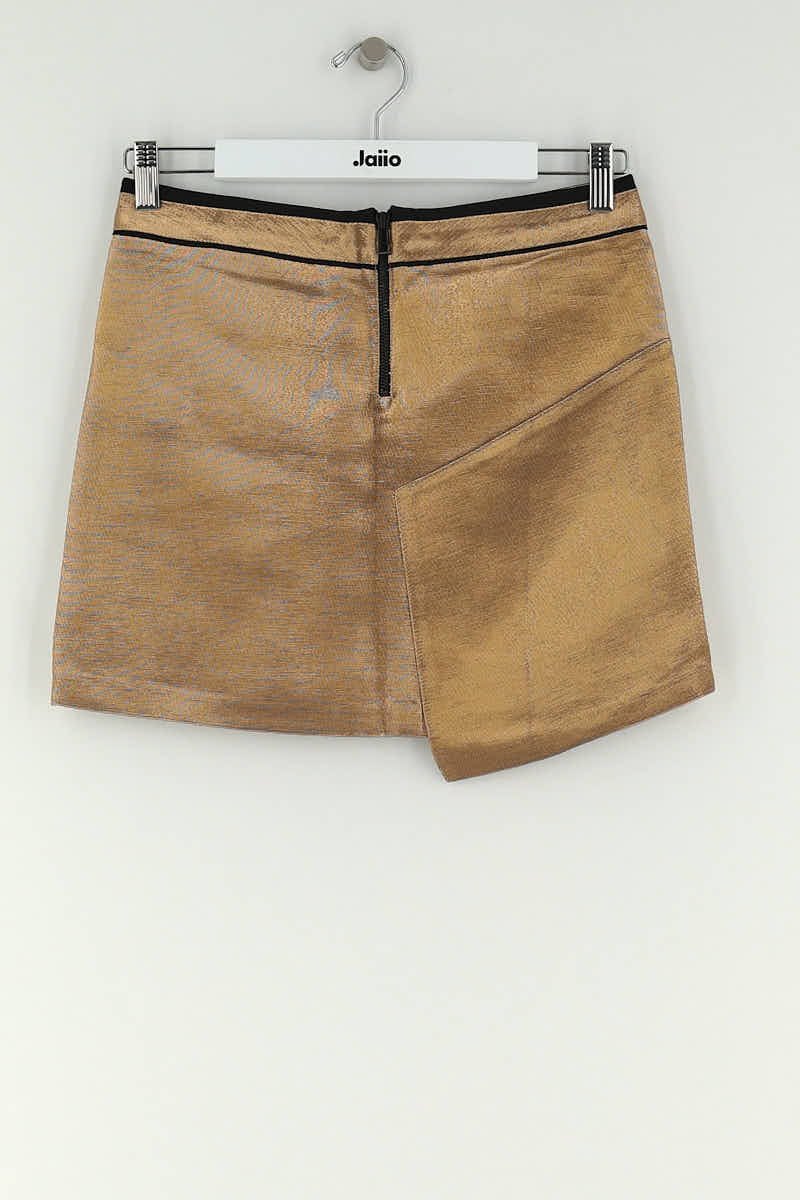 Mini jupe Zadig & Voltaire Argent en Coton